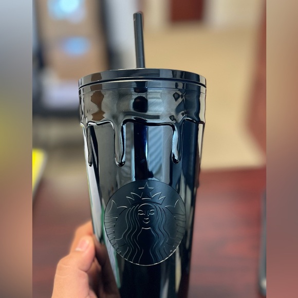 2024 Starbucks Halloween Tumbler -Glossy Black Finish - Picture 1 of 3